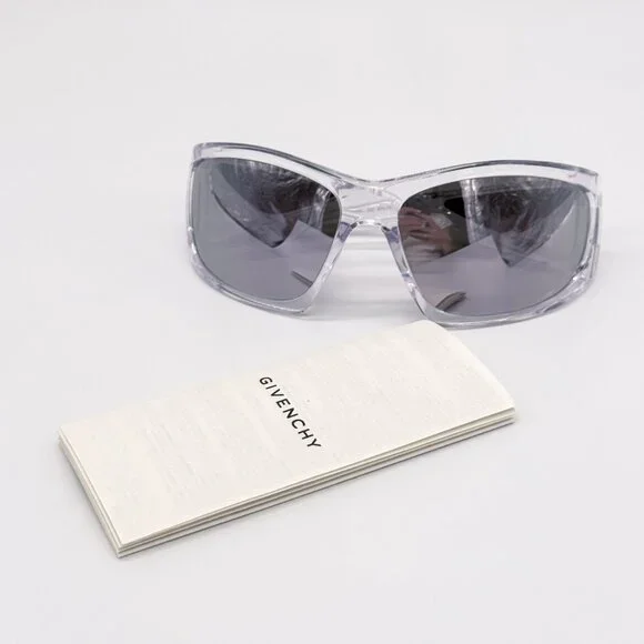 NEW GIVENCHY GV40051I 26C TRANSPARENT GREY UNISEX SUNGLASSES GIVENCHY